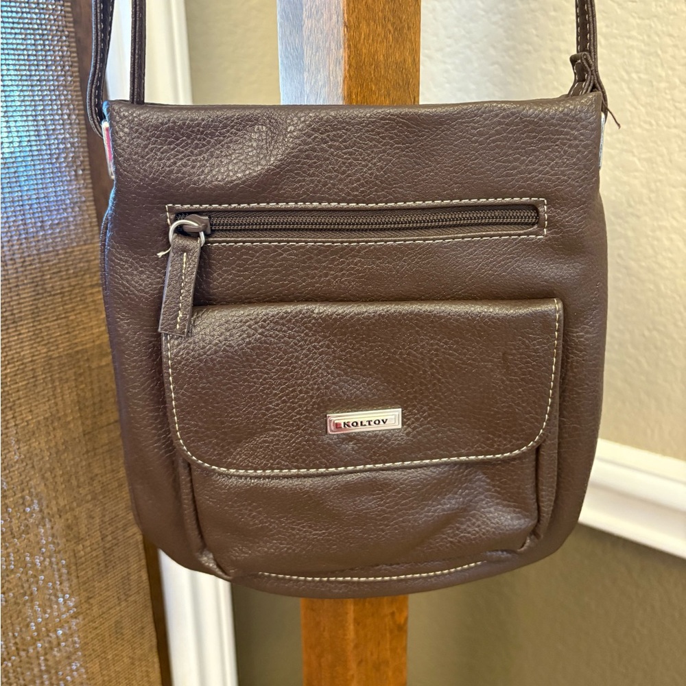 NWOT Koltov Brown Crossbody